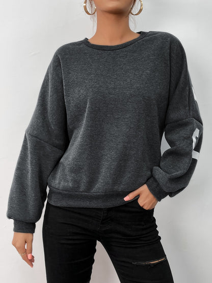 Letter Graphic Pullover