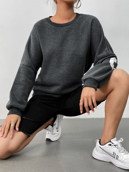 Letter Graphic Pullover