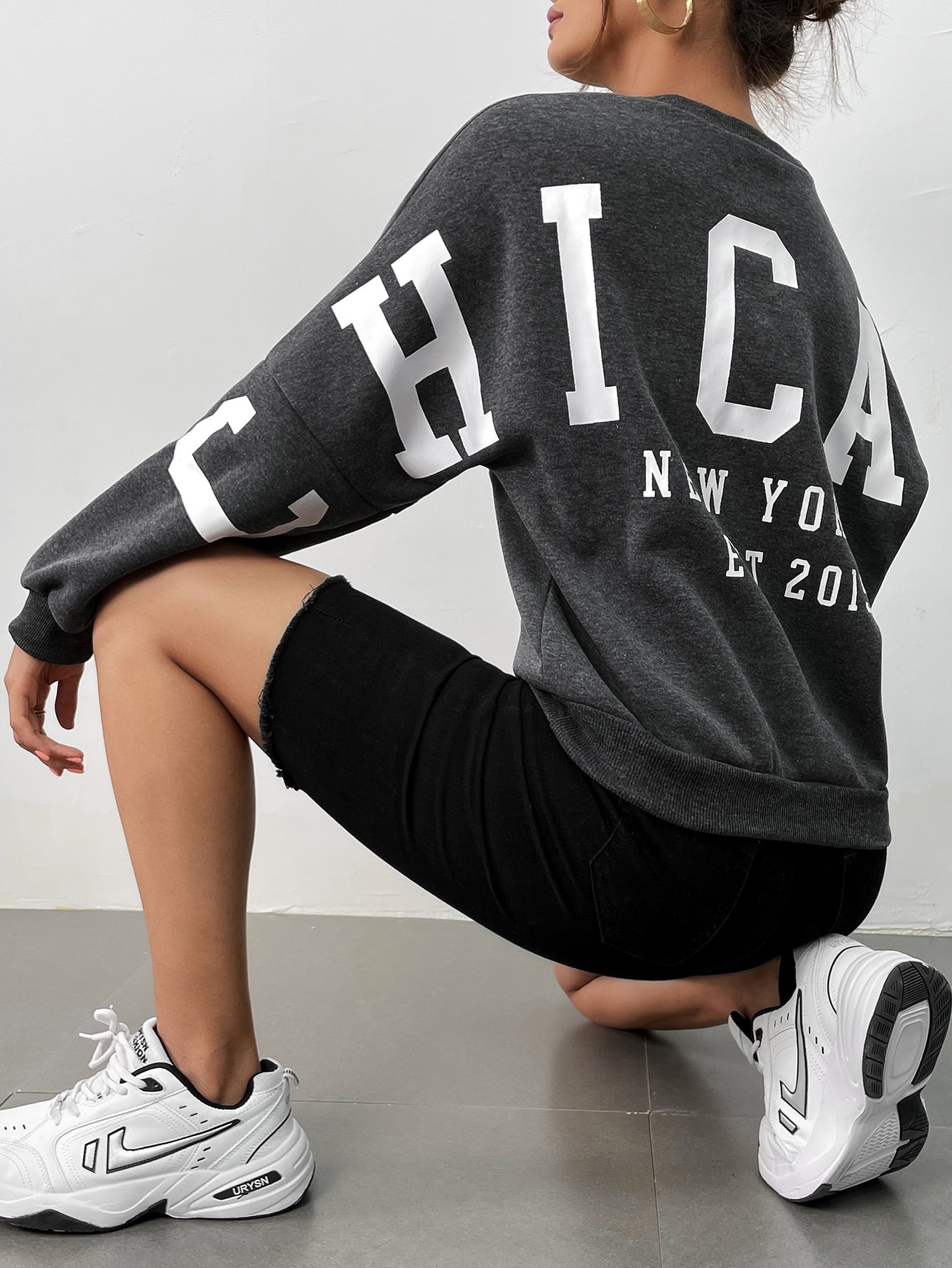 Letter Graphic Pullover