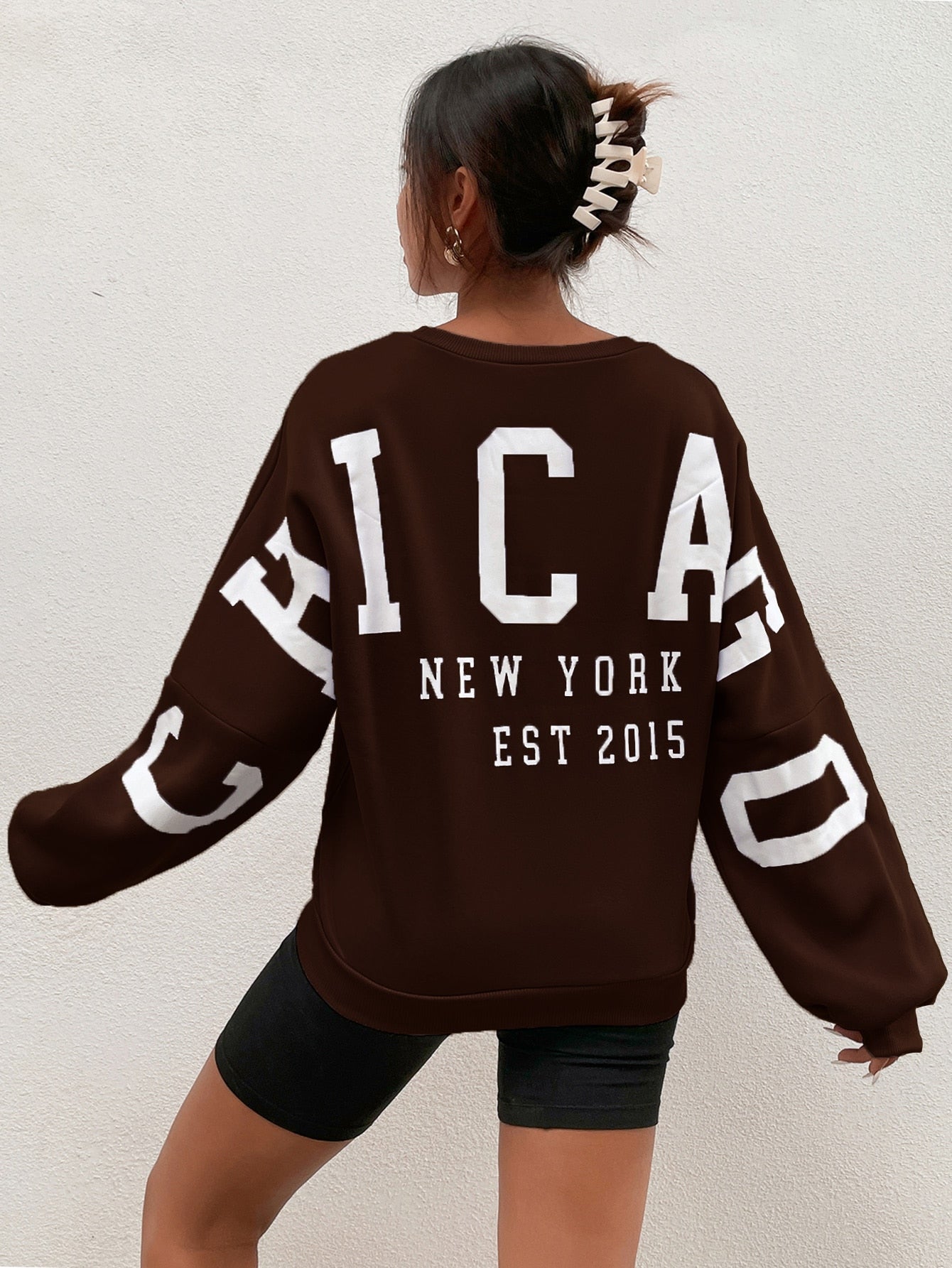 Letter Graphic Pullover