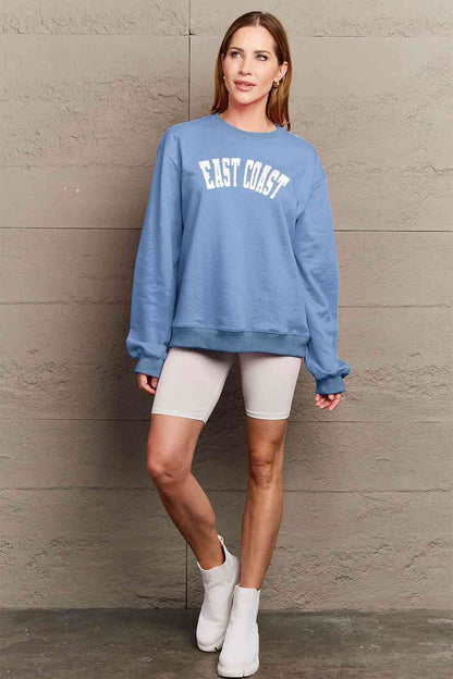 Simply Love Full Size KARMA Graphic Sweatshirt